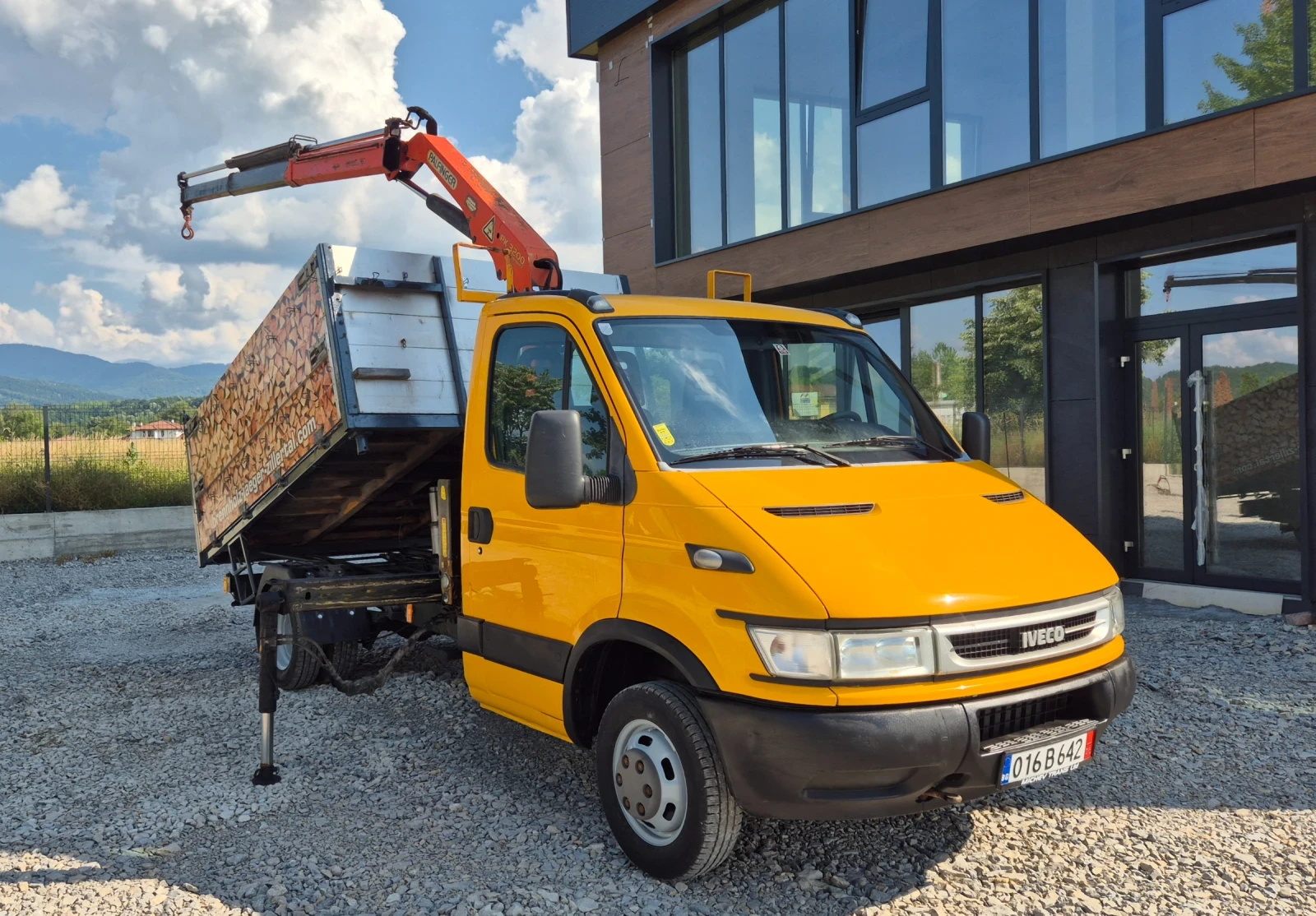 Iveco Daily 50c14* 3.0HPI* САМОСВАЛ+ КРАН+ ГРАЙФЕР* , снимка 2 - Бусове и автобуси - 55001835