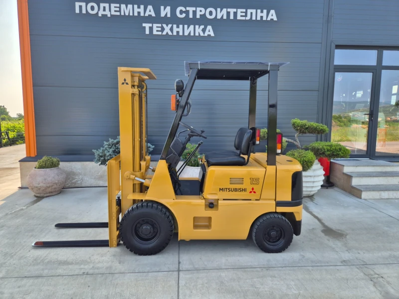 Мотокар Mitsubishi 1.5 тона / ПЕРФЕКТЕН / КАТО НОВ, снимка 2 - Индустриална техника - 49458968