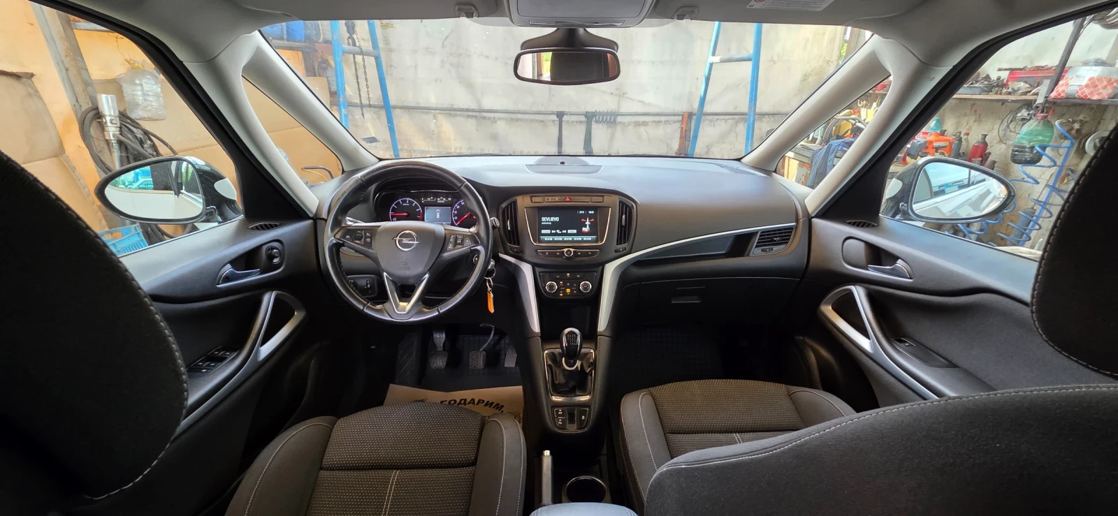 Opel Zafira 1.6turbo, 150к.с. 7места , Каско, Топ, снимка 16 - Автомобили и джипове - 54757787