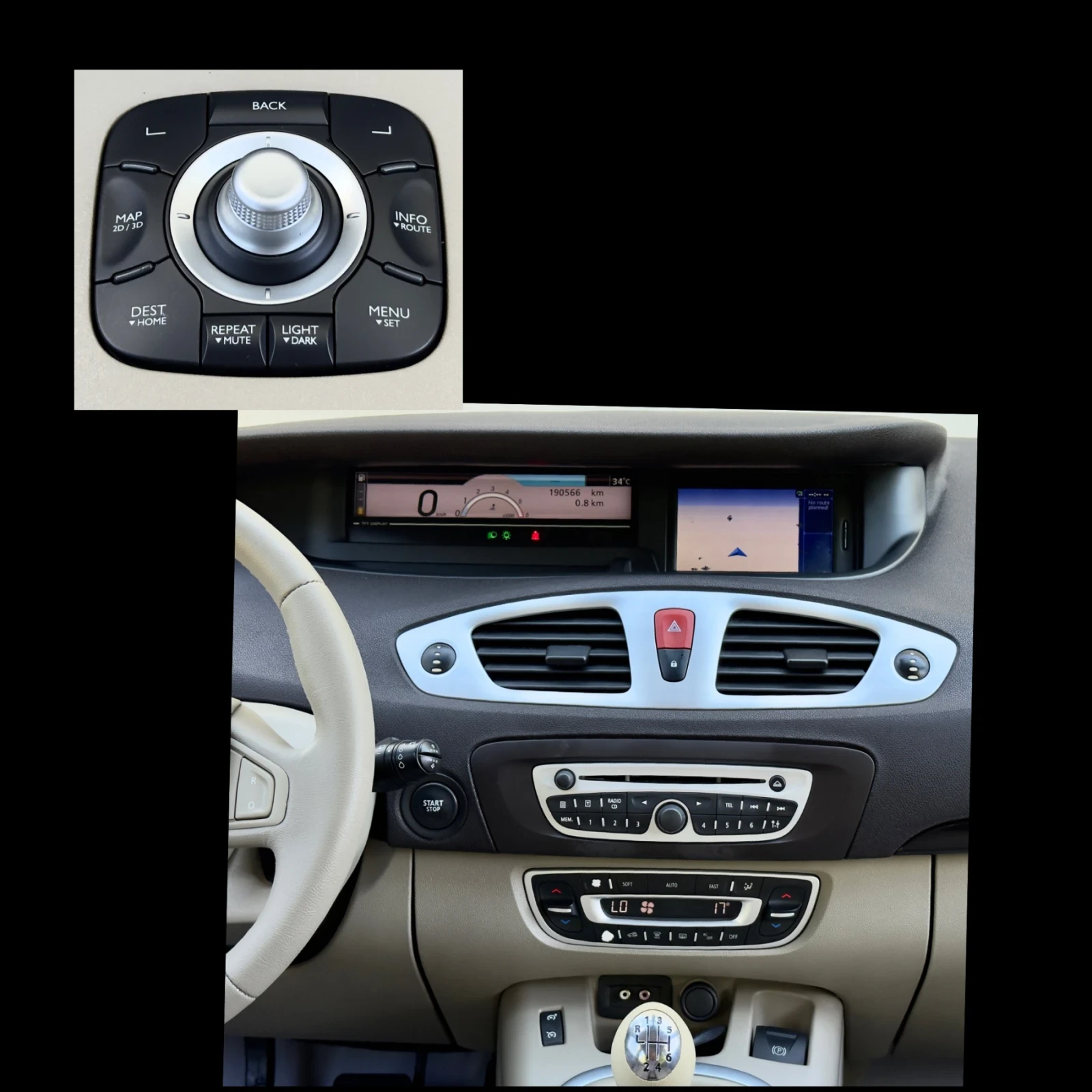 Renault Scenic 1.9DCi //KEYLESS GO* NAVI* ITALY, снимка 15 - Автомобили и джипове - 54840305