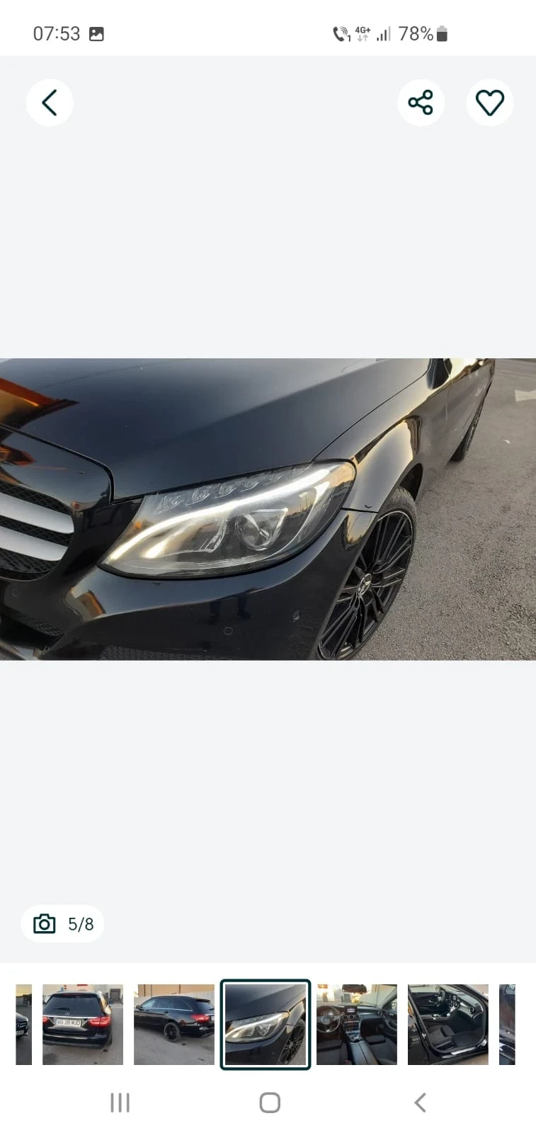 Mercedes-Benz C 220 LED* ПОДГРЕВ* 7G* Автоматик - изображение 2
