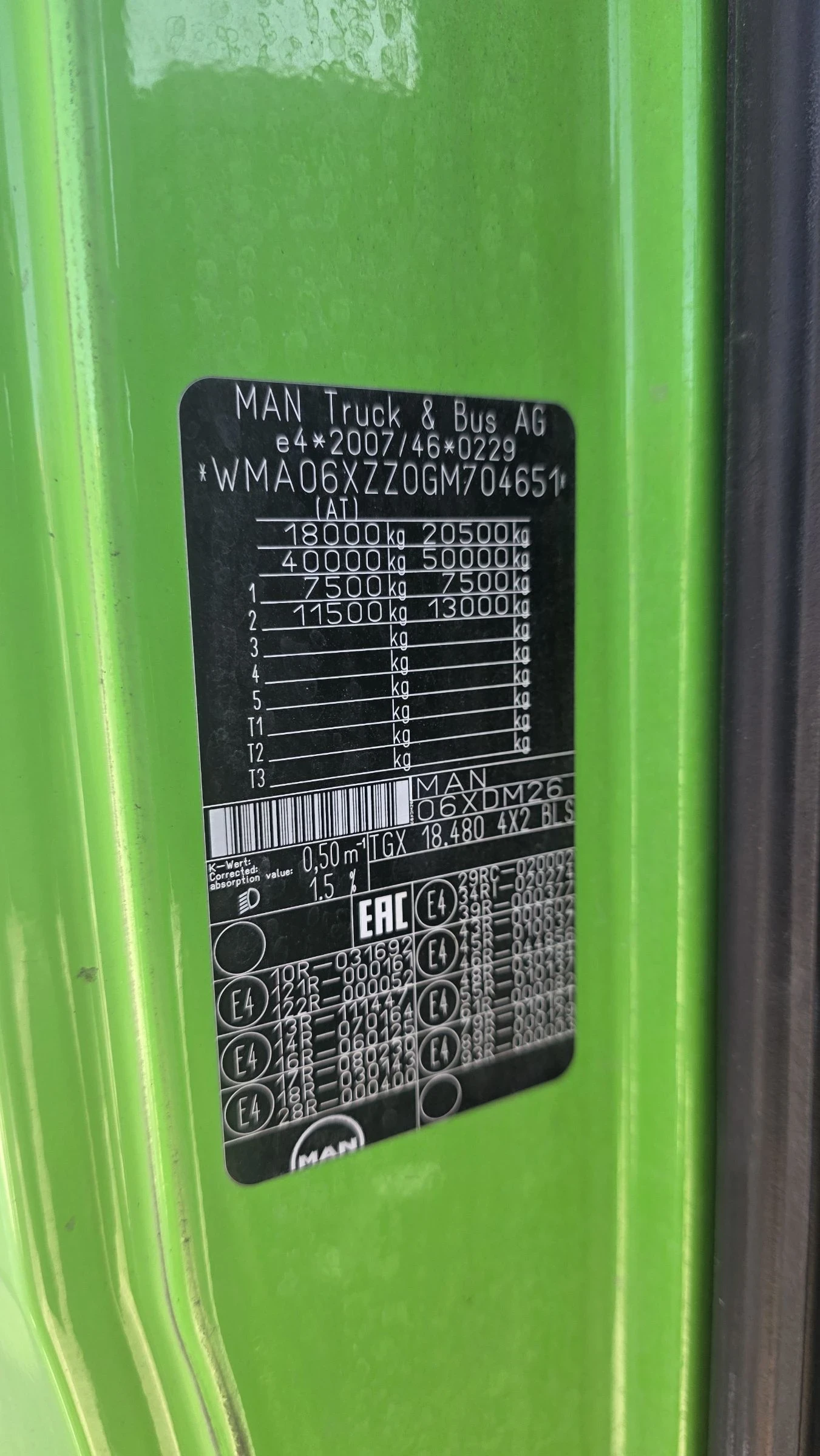 Man Tgx 18 480 EURO 6, снимка 9 - Камиони - 53824423