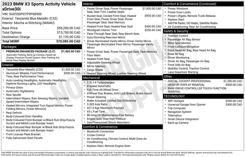 BMW X3 * xDrive30i * ПРЕДСТАВИТЕЛСТВО * ОБДУХВАНЕ * ХЕД Ъ, снимка 13 - Автомобили и джипове - 53440671