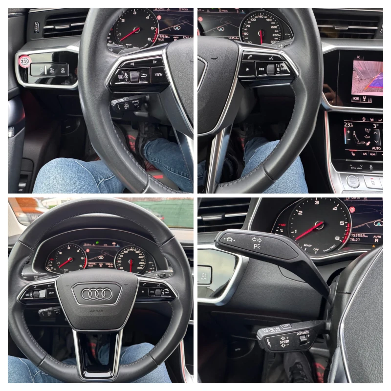 Audi A6 RS6/3.0d/FULL LED/360+ 3D+ ДИСТРОНИК+ 21 /КАТО НОВ, снимка 15 - Автомобили и джипове - 53101255