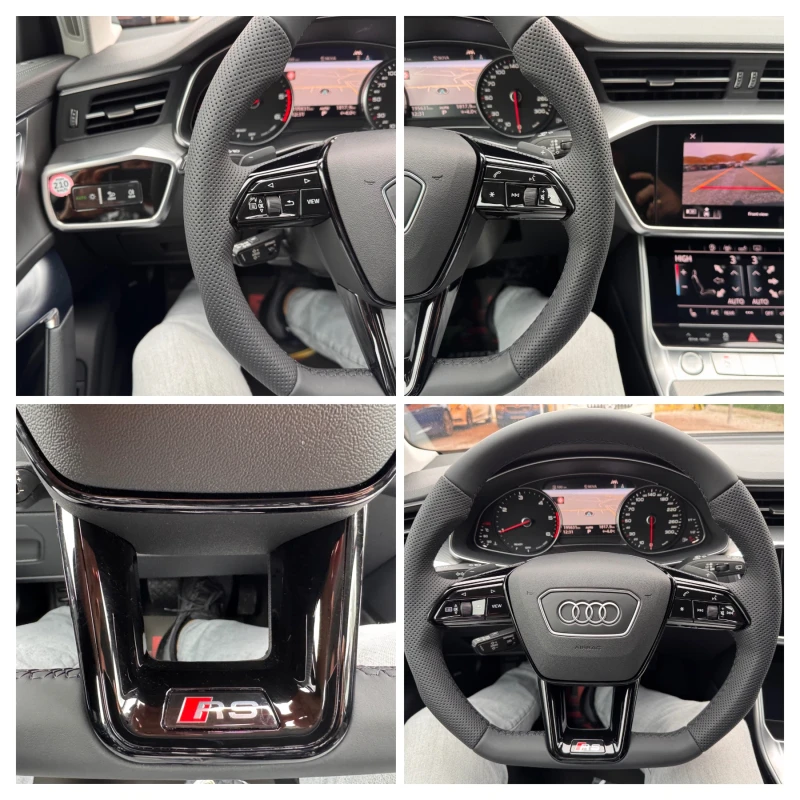 Audi A6 RS6/3.0d/FULL LED/360+ 3D+ ДИСТРОНИК+ 21 /КАТО НОВ, снимка 16 - Автомобили и джипове - 53101255