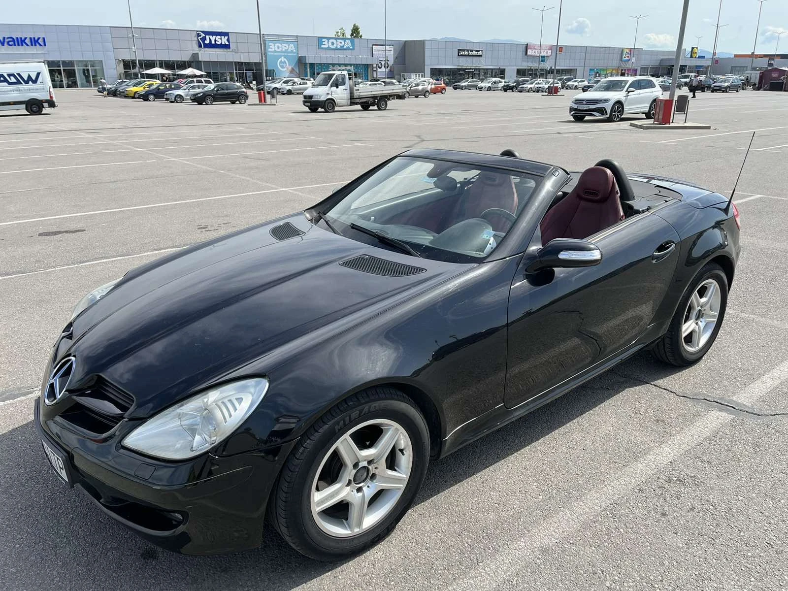 Mercedes-Benz SLK ПЕРФЕКТНА 200 компресор БЕНЗИН - [1] 