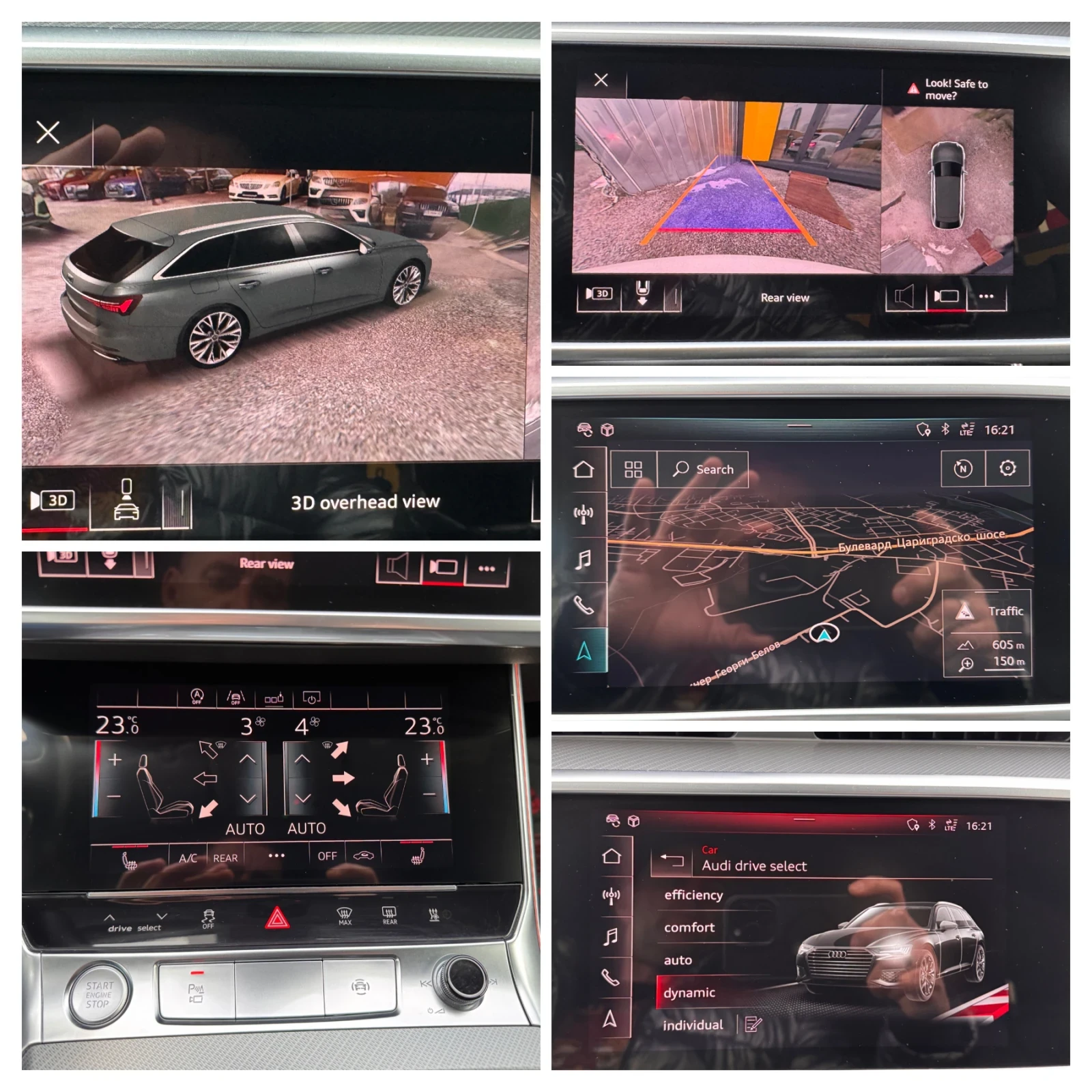 Audi A6 RS6/3.0d/FULL LED/360+ 3D+ ���������+ 21 /���� ��� | Mobile.bg � ����������� 16