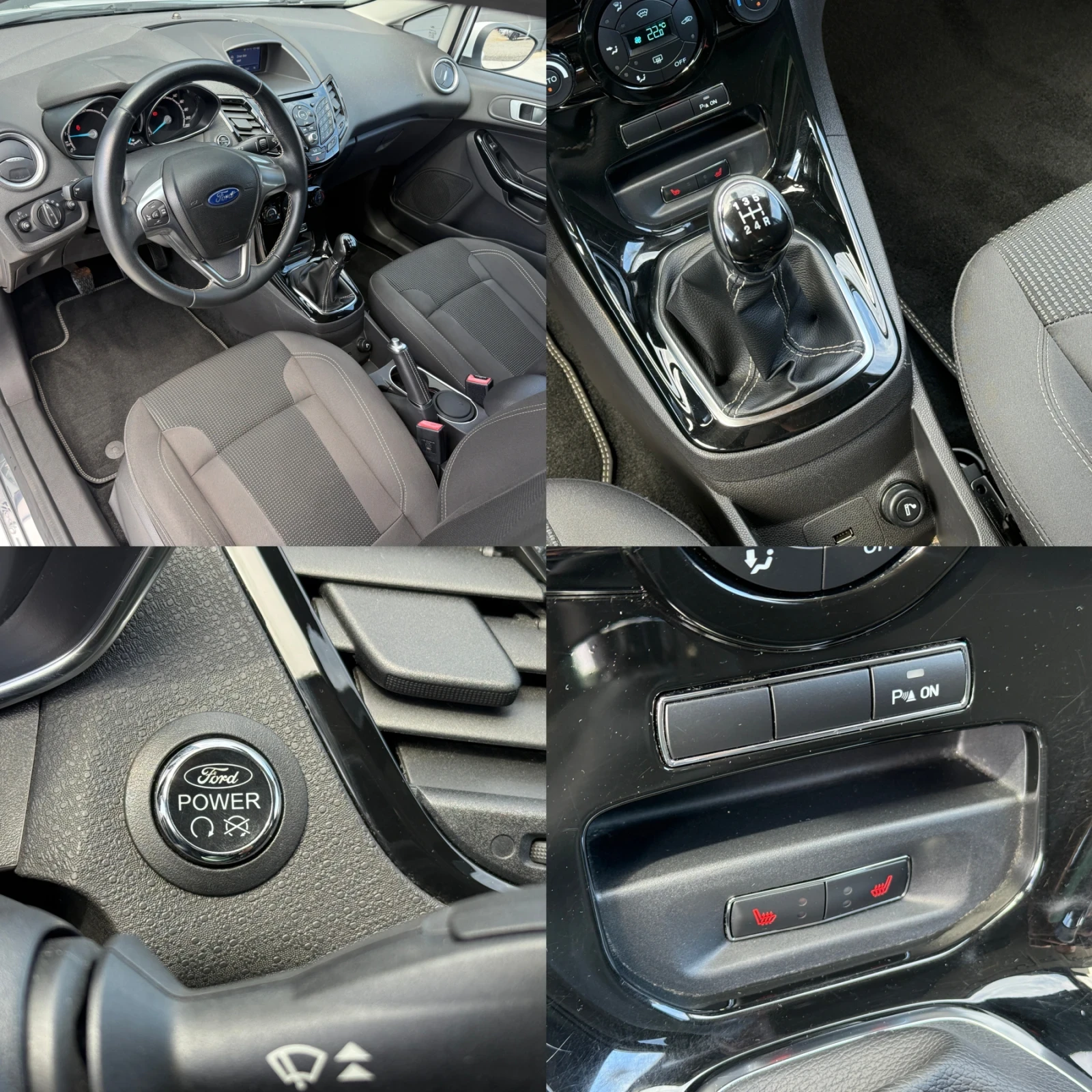 Ford Fiesta 1.5TDCi, Titanium, LED, * 117 000км* COC, KTEO OK!, снимка 16 - Автомобили и джипове - 54528603