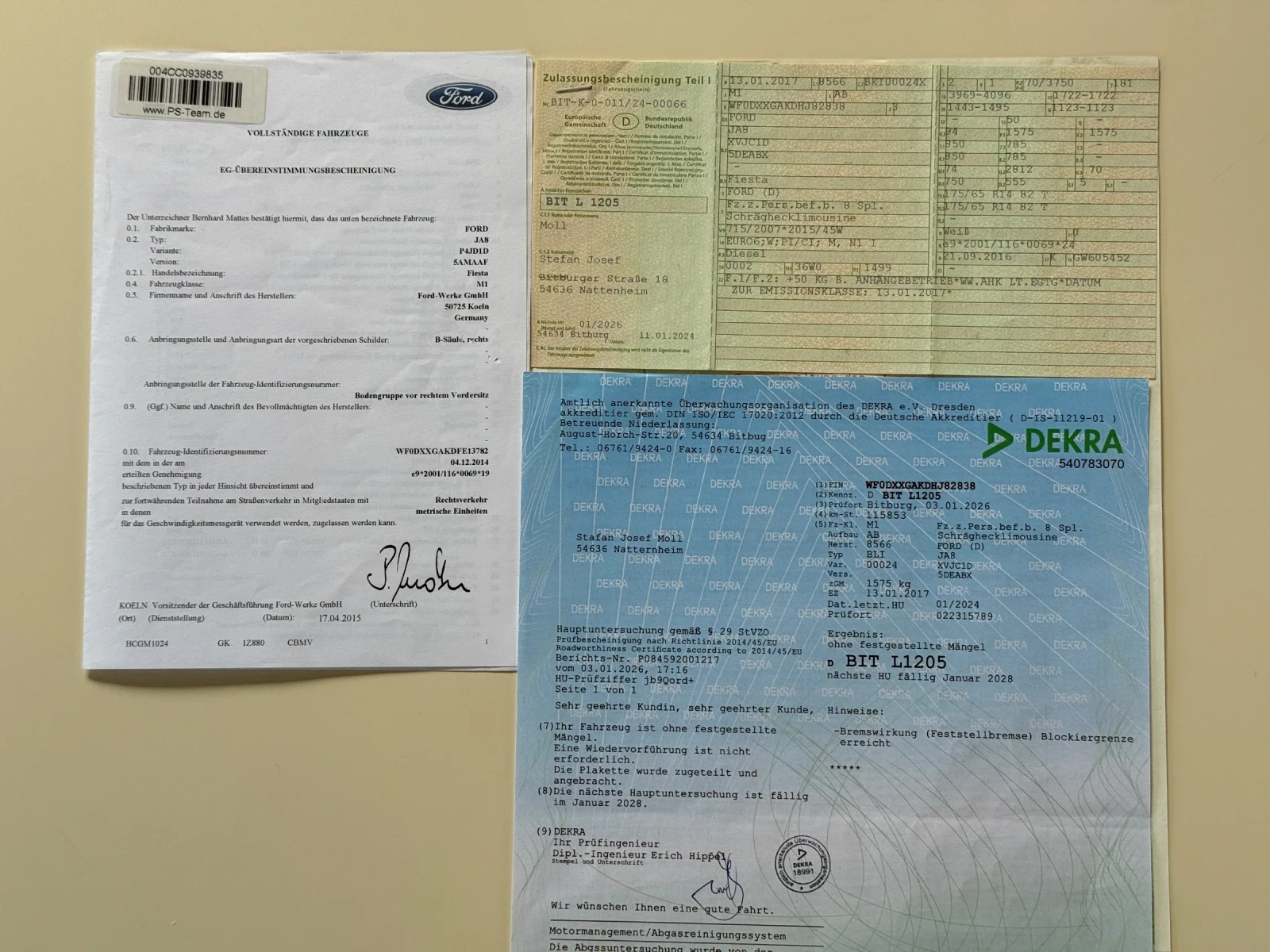 Ford Fiesta 1.5TDCi, Titanium, LED, * 117 000км* COC, KTEO OK!, снимка 15 - Автомобили и джипове - 54528603
