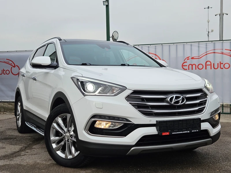 Hyundai Santa fe 2.2CRDI/4WD/EXCLUSIVE/200k/LED/NAVI/БЛУТУТ/EURO 6B, снимка 1 - Автомобили и джипове - 48611045