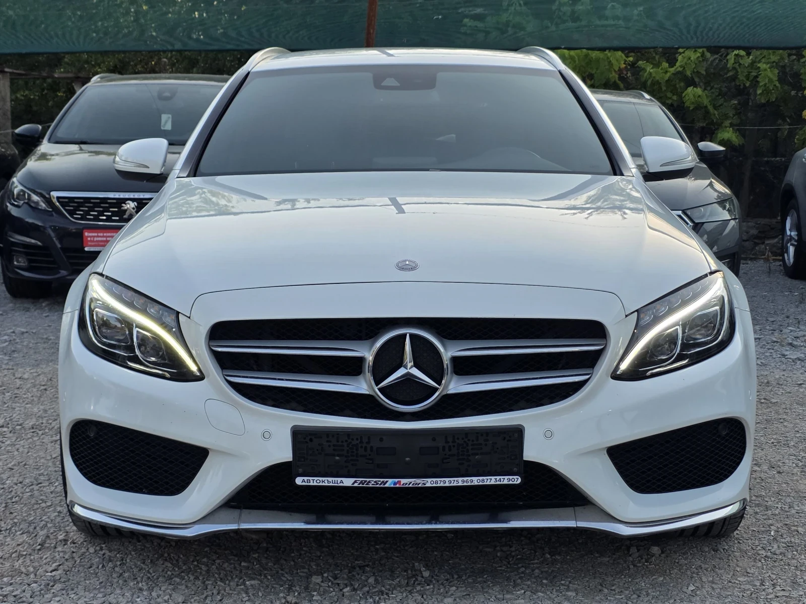 Mercedes-Benz C 220 CDI 170 К.С. АМГ ПАКЕТ / ЛЕД / НАВИ / КОЖА, снимка 7 - Автомобили и джипове - 55108773