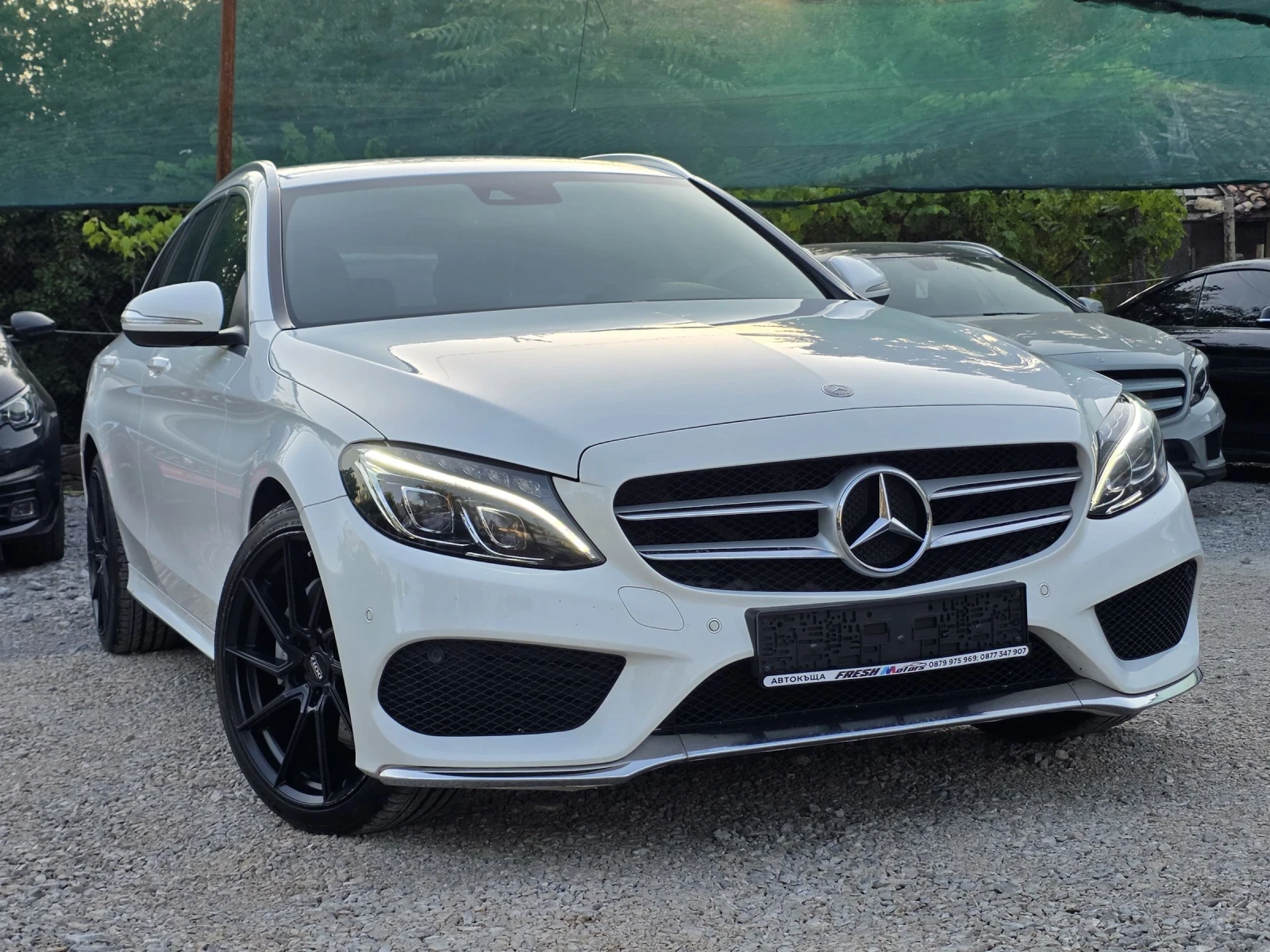 Mercedes-Benz C 220 CDI 170 К.С. АМГ ПАКЕТ / ЛЕД / НАВИ / КОЖА, снимка 2 - Автомобили и джипове - 55108773