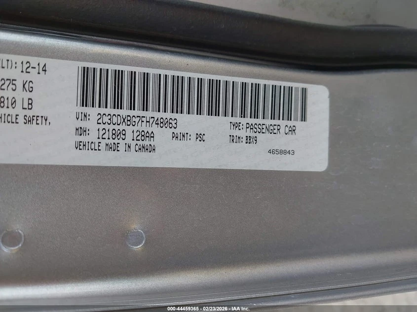 Dodge Charger 3.6L V-6 DOHC, VVT, 292HP Rear Wheel Drive, снимка 9 - Автомобили и джипове - 53830312