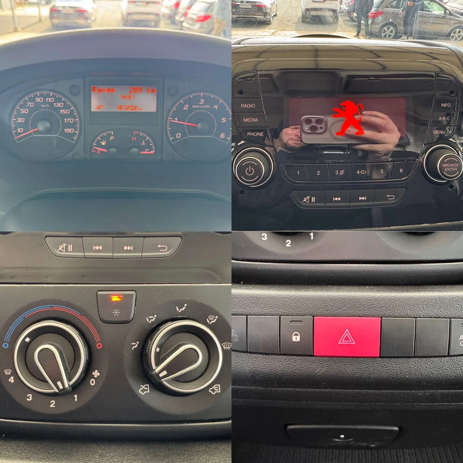 Peugeot Boxer 2.0* 110ps* 6ск* КЛИМАТИК* ПАРКТРОНИК, снимка 15 - Бусове и автобуси - 53799041