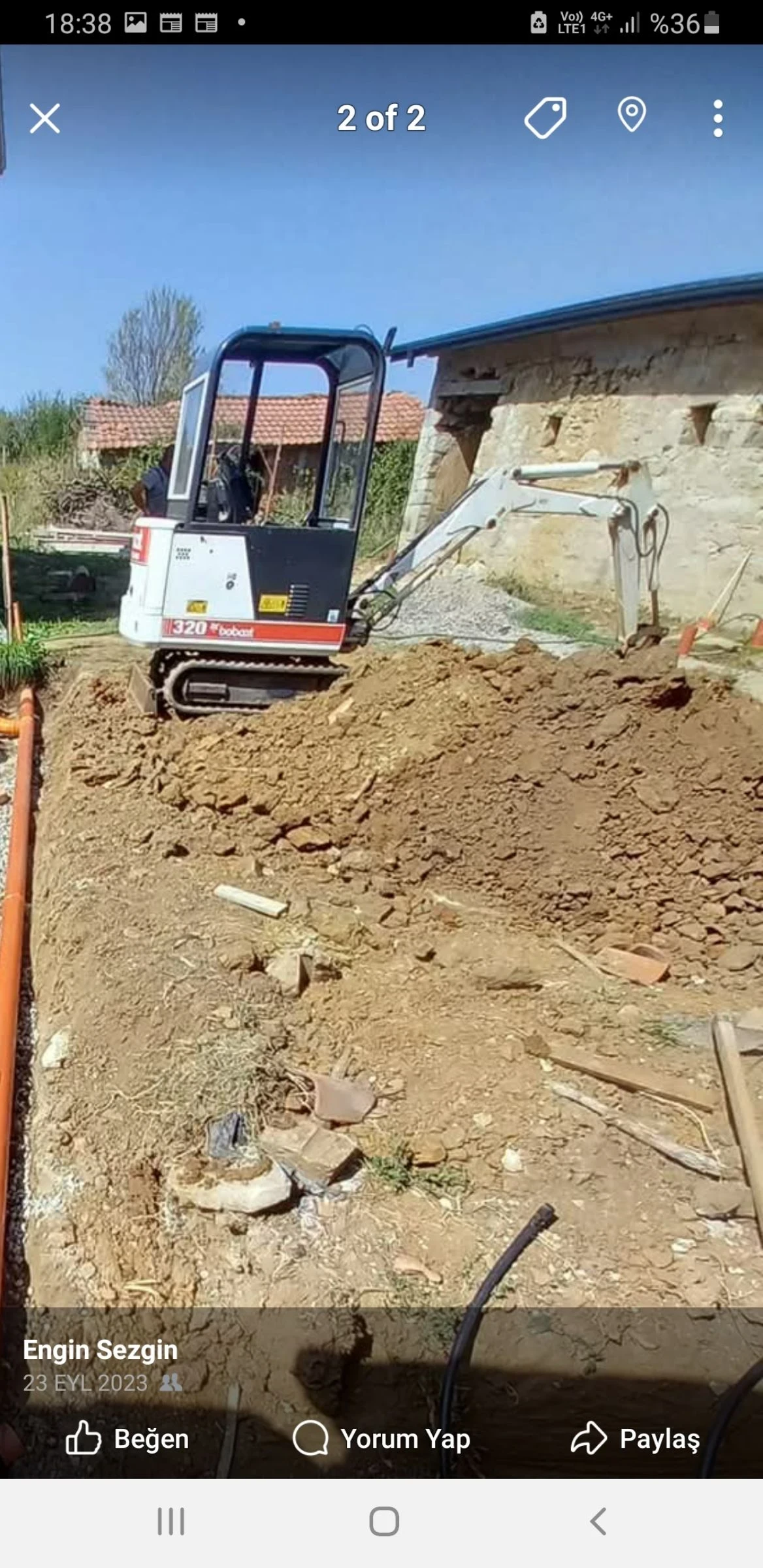 Багер Bobcat 320 - изображение 3