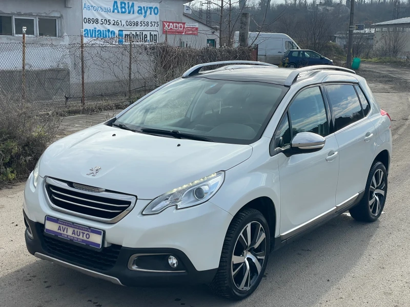 Peugeot 2008 2016 EU6, 1.6hdi EXCLUSIVE- ПАНОРАМА, БЯЛА ПЕРЛА, снимка 3 - Автомобили и джипове - 41266368