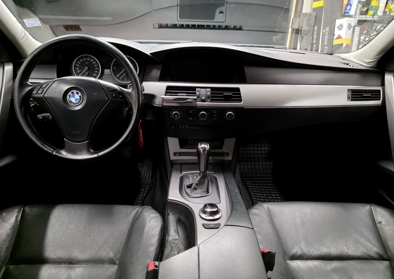 BMW 525 M57 * Автомат * Кожа * , снимка 9 - Автомобили и джипове - 52473559