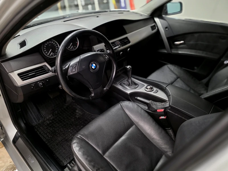 BMW 525 M57 * Автомат * Кожа * , снимка 8 - Автомобили и джипове - 52473559