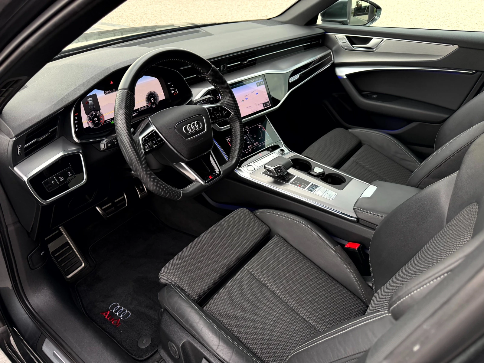 Audi A6 40TDI MHEV 204к.с QUATTRO* S-LINE PLUS* DISTRONIC, снимка 8 - Автомобили и джипове - 54380401