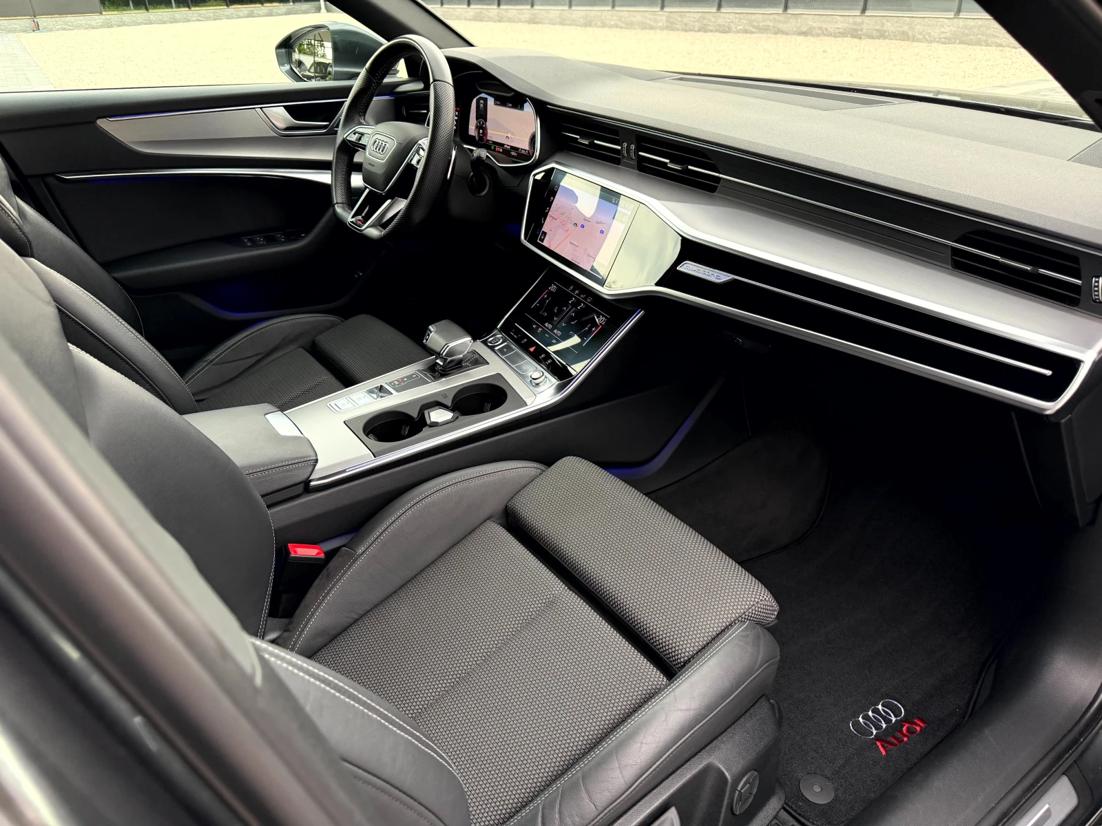 Audi A6 40TDI MHEV 204к.с QUATTRO* S-LINE PLUS* DISTRONIC, снимка 10 - Автомобили и джипове - 54380401