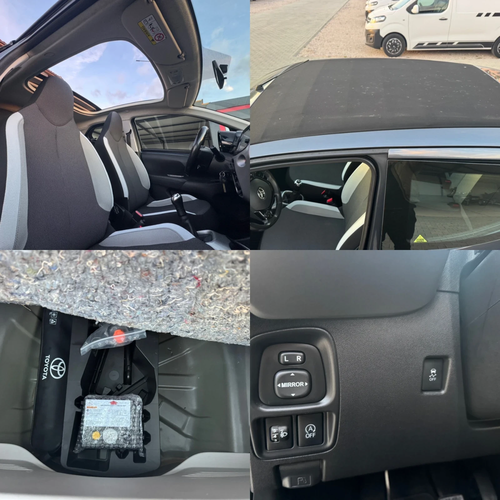 Toyota Aygo 1.2i CABRIO CAMERA SERVIZ, снимка 17 - Автомобили и джипове - 56728670