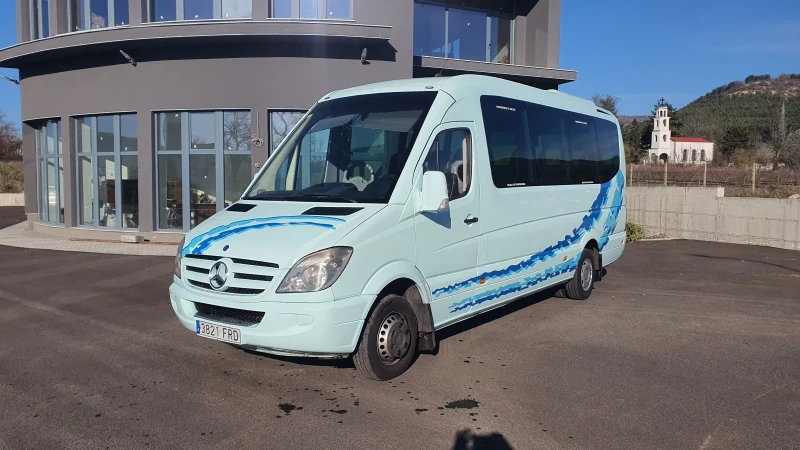 Mercedes-Benz Sprinter 518 Нов внос Климатроник Стъклопакет Печка 20 местен, снимка 3 - Бусове и автобуси - 52802241