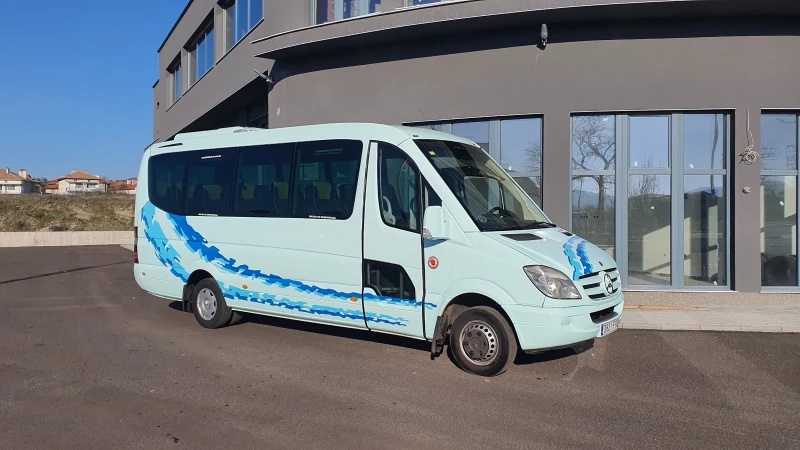 Mercedes-Benz Sprinter 518 Нов внос Климатроник Стъклопакет Печка 20 местен