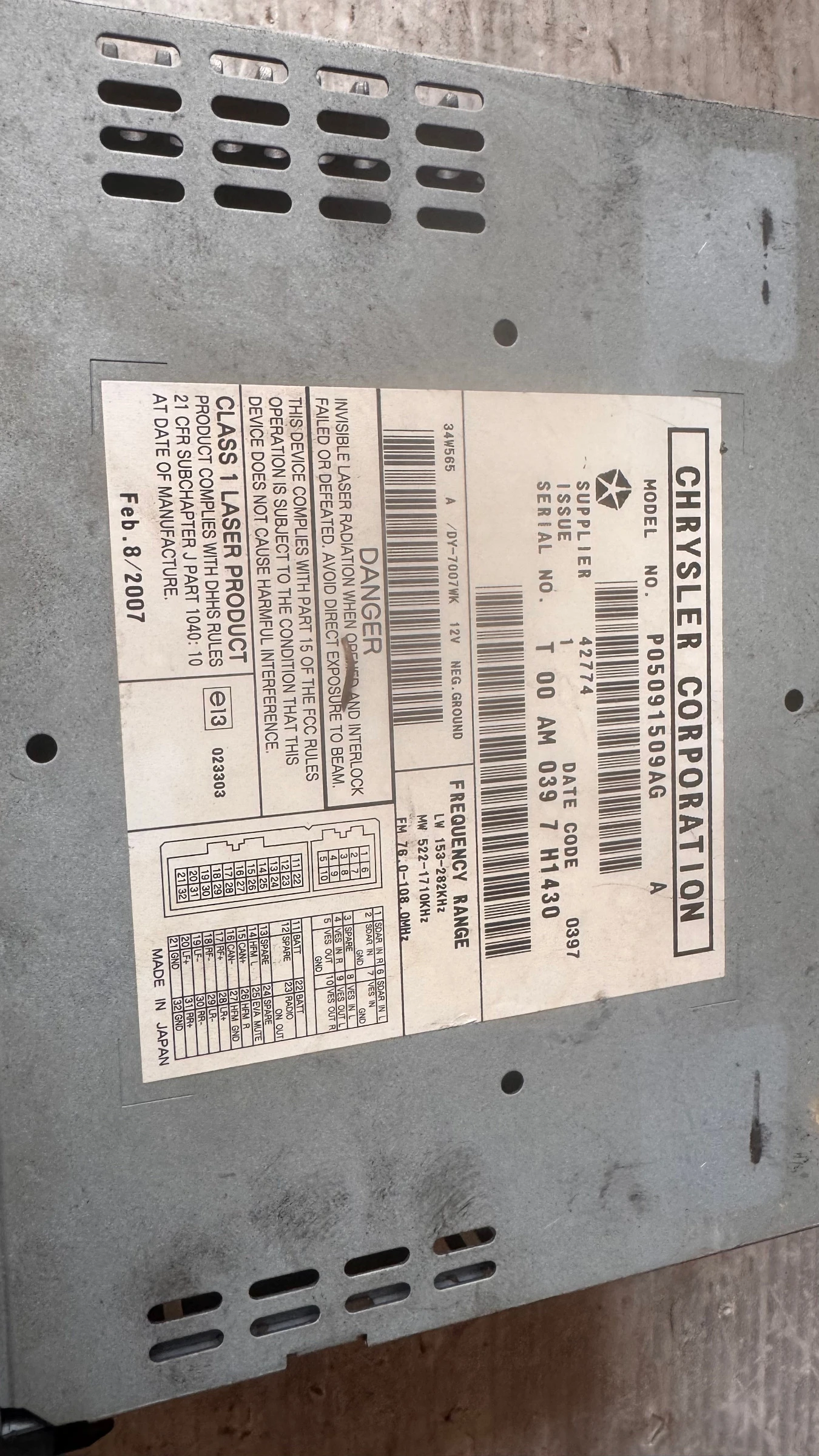 ���������� ����� / GPS � ����� ������� �� Jeep Compass 2007 - P05091509AG / T00AM0397H1430 | Mobile.bg � ����������� 2