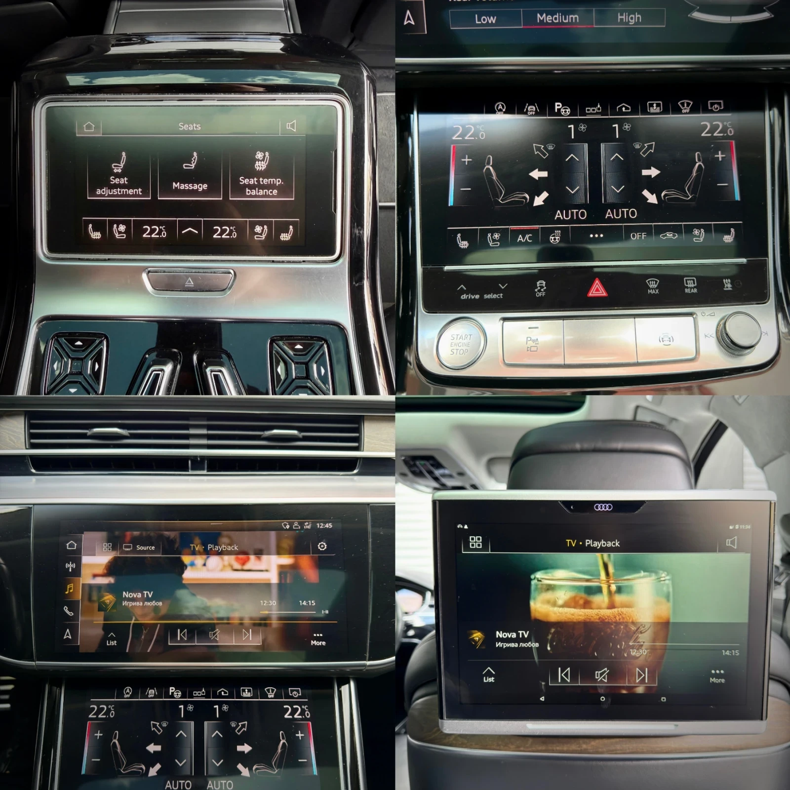 Audi A8 50TDi* LONG* EXCLUSIVE* LASER* 3-TV* FULL MAX* , снимка 15 - Автомобили и джипове - 54098847