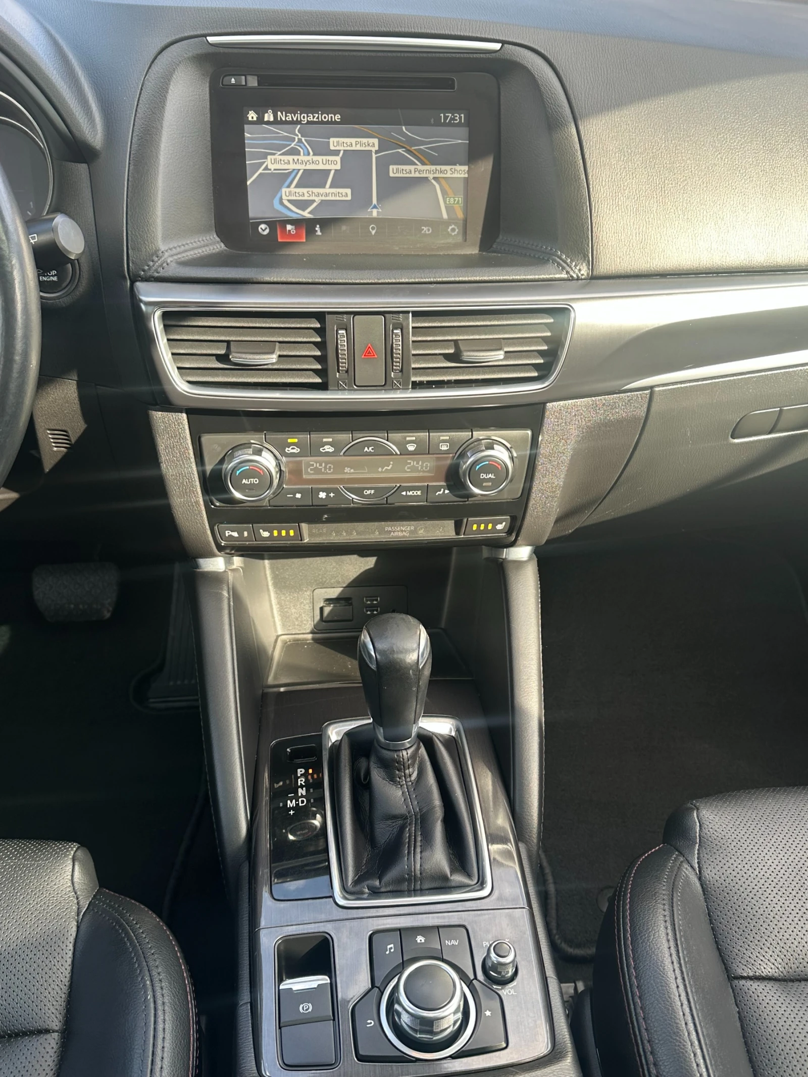 Mazda CX-5 2.2d-175k.s-FACELIFT-FULL-КОЖА-НАВИ-DIST-BOSE-4X4, снимка 13 - Автомобили и джипове - 54197264