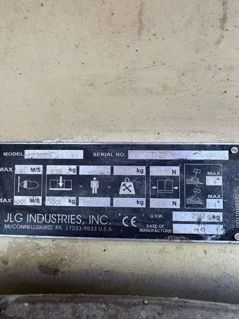 Автовишка Друга марка JLG 1230ES, снимка 9 - Индустриална техника - 52846330