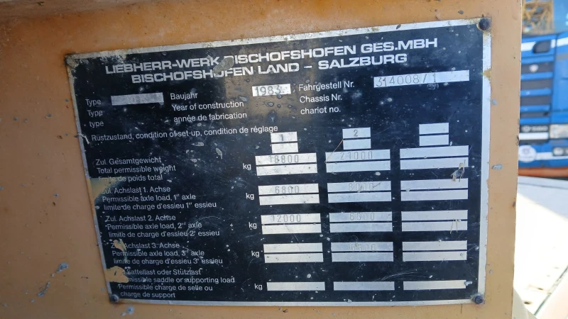 Кулокранове Liebherr, снимка 7 - Индустриална техника - 52998046