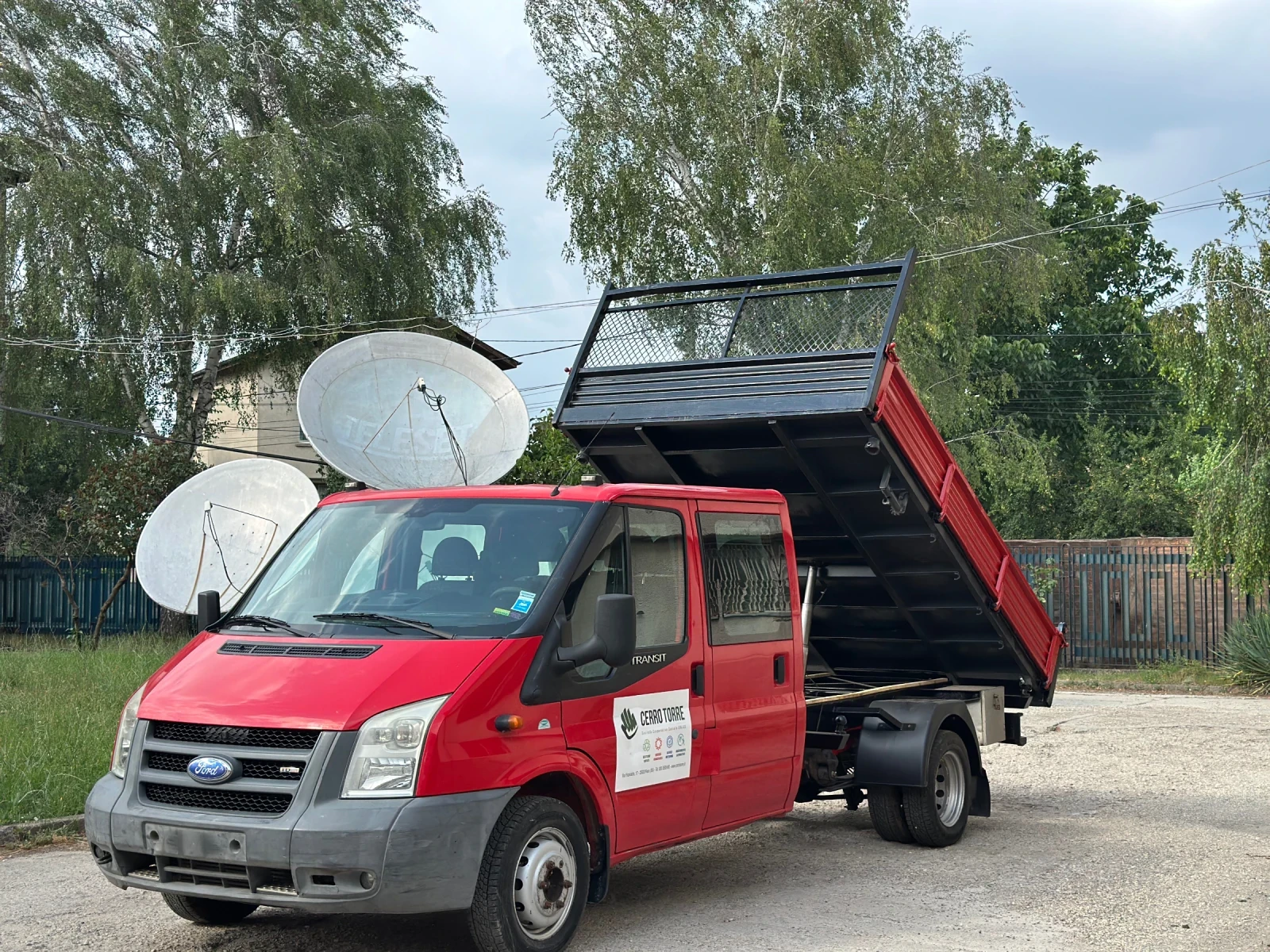 Ford Transit САМОСВАЛ 3.30на2.10, Работещ КЛИМАТИК, Перфектен!!, снимка 2 - Бусове и автобуси - 55148225