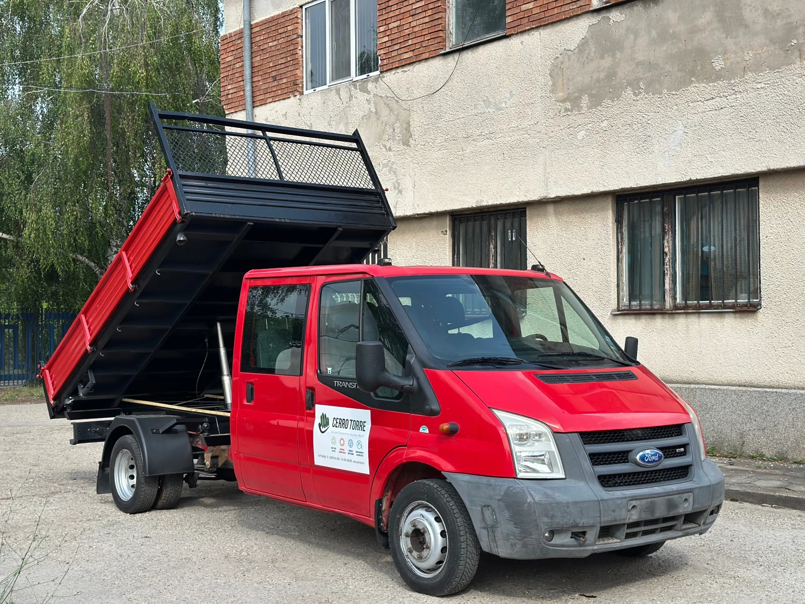 Ford Transit САМОСВАЛ 3.30на2.10, Работещ КЛИМАТИК, Перфектен!!