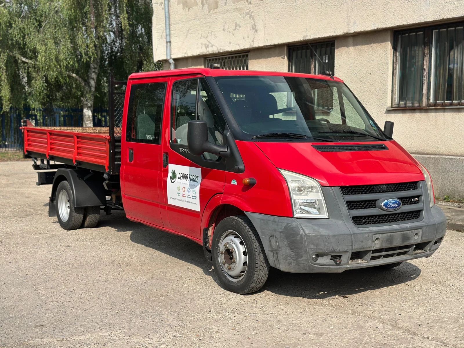 Ford Transit САМОСВАЛ 3.30на2.10, Работещ КЛИМАТИК, Перфектен!!, снимка 4 - Бусове и автобуси - 55148225