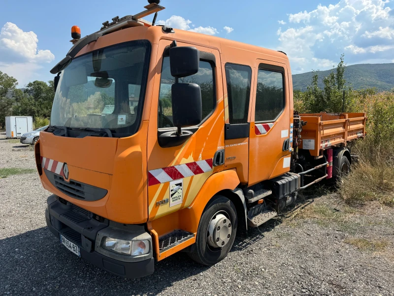 Renault Midlum 270XDI-САМОСВАЛ+ КРАН+ ЩИПКА, снимка 16 - Камиони - 46921928