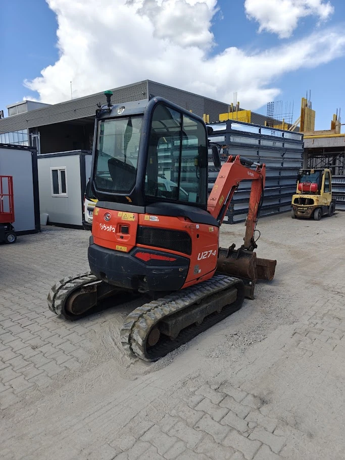 Багер Kubota U27-4, снимка 4 - Индустриална техника - 54701074