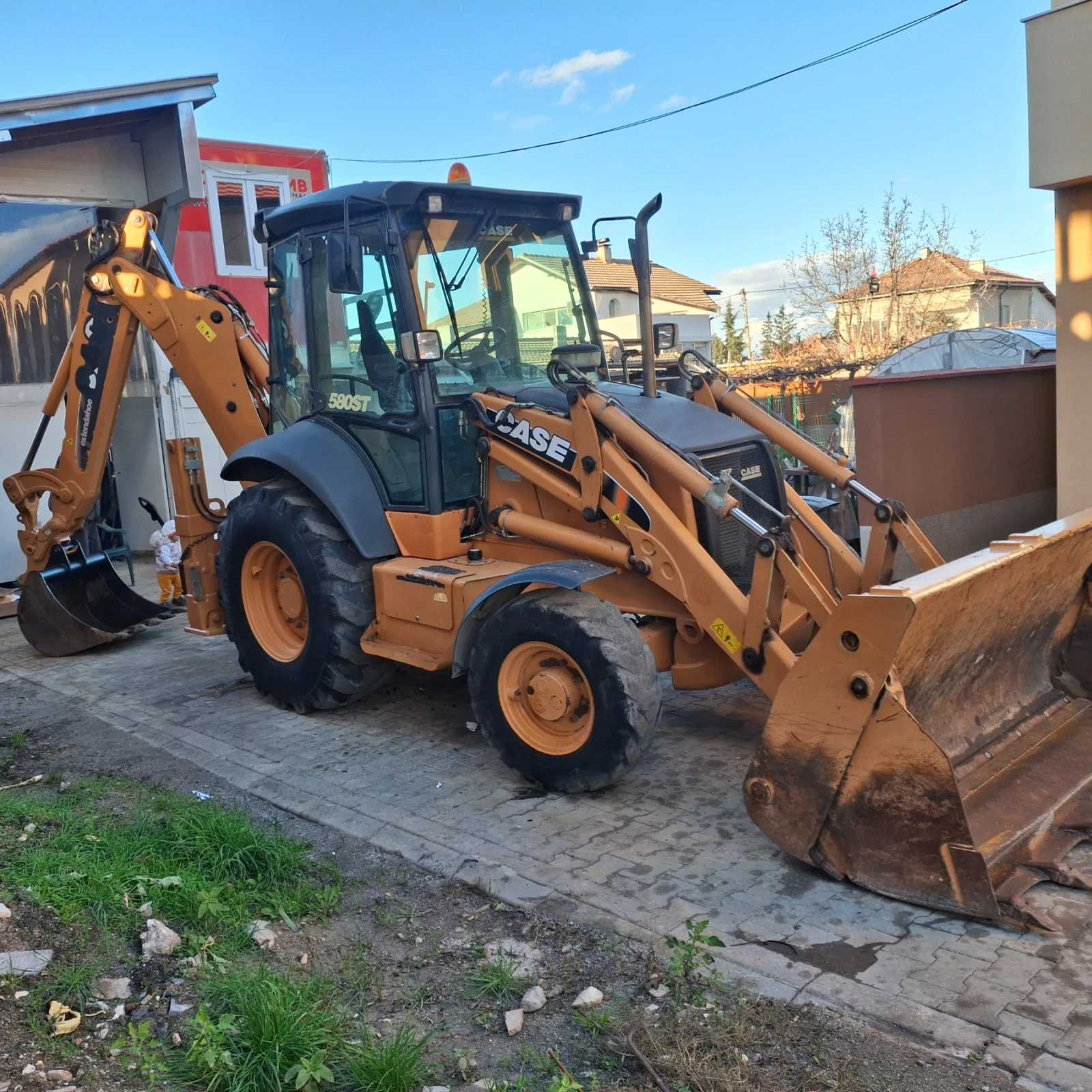 Багер Case 580ST Джоестици - изображение 2