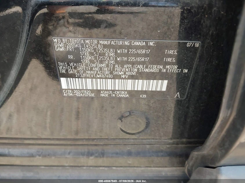 Toyota Rav4 2.5l Le, снимка 9 - Автомобили и джипове - 56041652