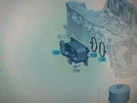 Маслен радиатор, двигателно масло MERCEDES  //  NISSAN , снимка 1