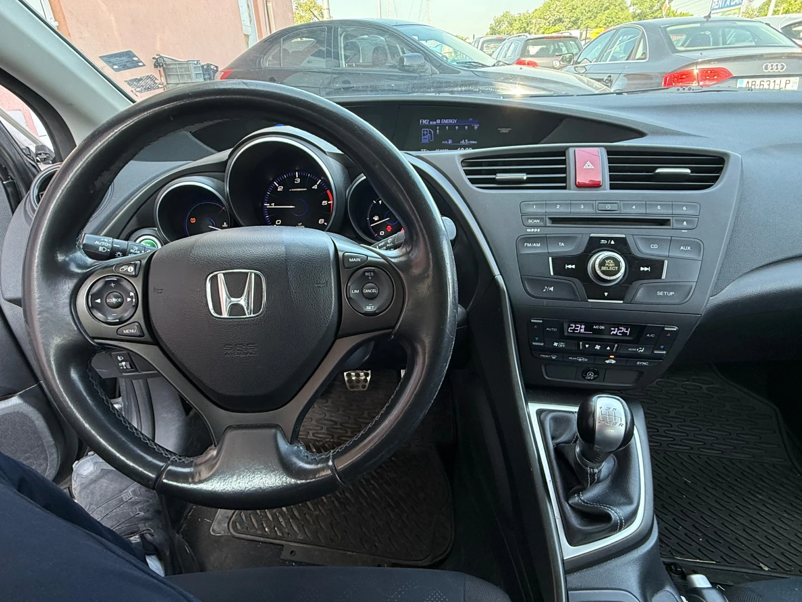 Honda Civic 2.2DTEC-РЕГИСТРИРАНА-ВСИЧКО ПЛАТЕНО, снимка 10 - Автомобили и джипове - 54499858