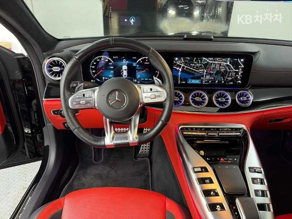 Mercedes-Benz AMG GT 43 AMG | RED LEATHER, снимка 9 - Автомобили и джипове - 55960513