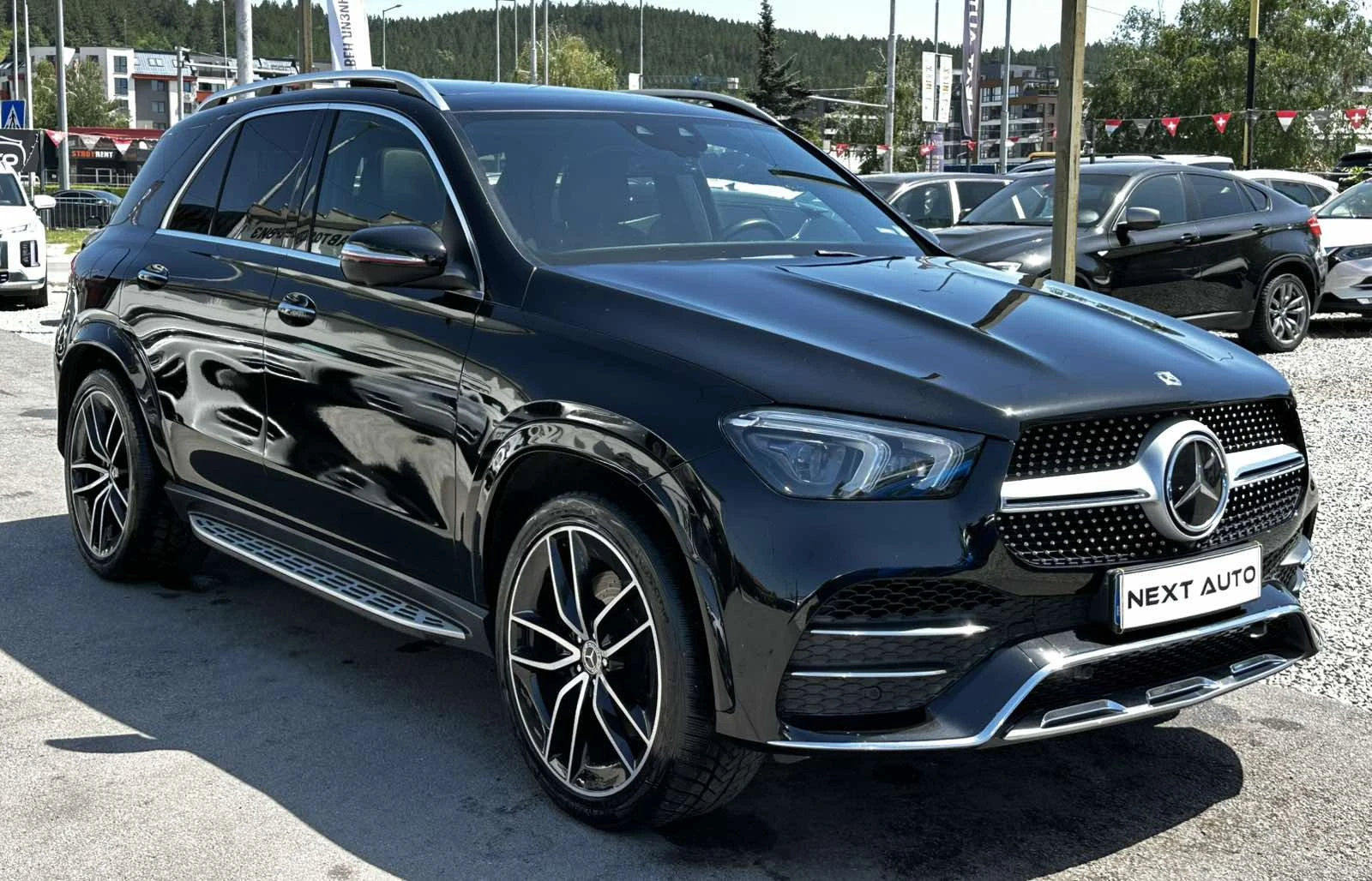 Mercedes-Benz GLE 400 AMG HEAD UP PANO DISTRONIC BURMESTER E6D, снимка 3 - Автомобили и джипове - 55088858