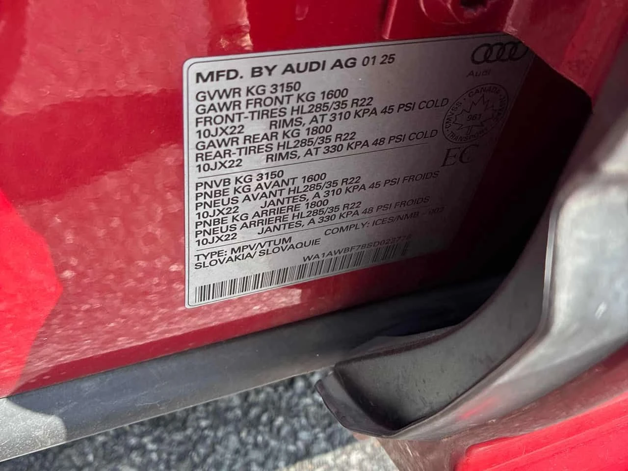 Audi SQ7 4.0 TFSI quattro  CARFAX, снимка 9 - Автомобили и джипове - 55614676