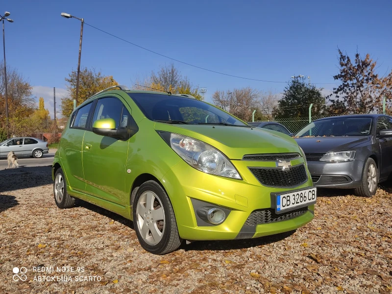 Chevrolet Spark 1.4/82кс, газова уредба, климатик, 2012г., снимка 1 - Автомобили и джипове - 47786947