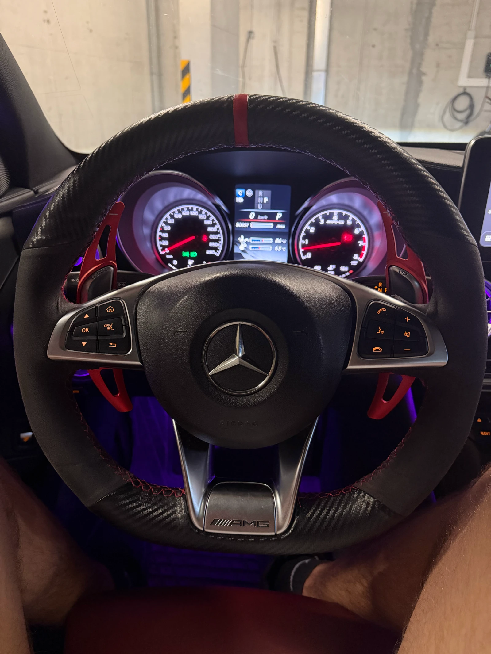 Mercedes-Benz C 43 AMG AMG, 9G, Много екстрова, CarPlay, обслужена , снимка 12 - Автомобили и джипове - 55541923
