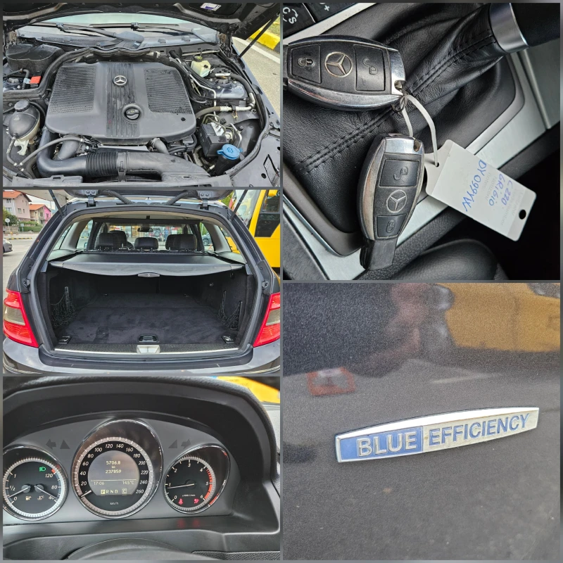 Mercedes-Benz C 220 CDI KOJA/NAVIGACIA/AVTOMAT, снимка 17 - Автомобили и джипове - 51976220