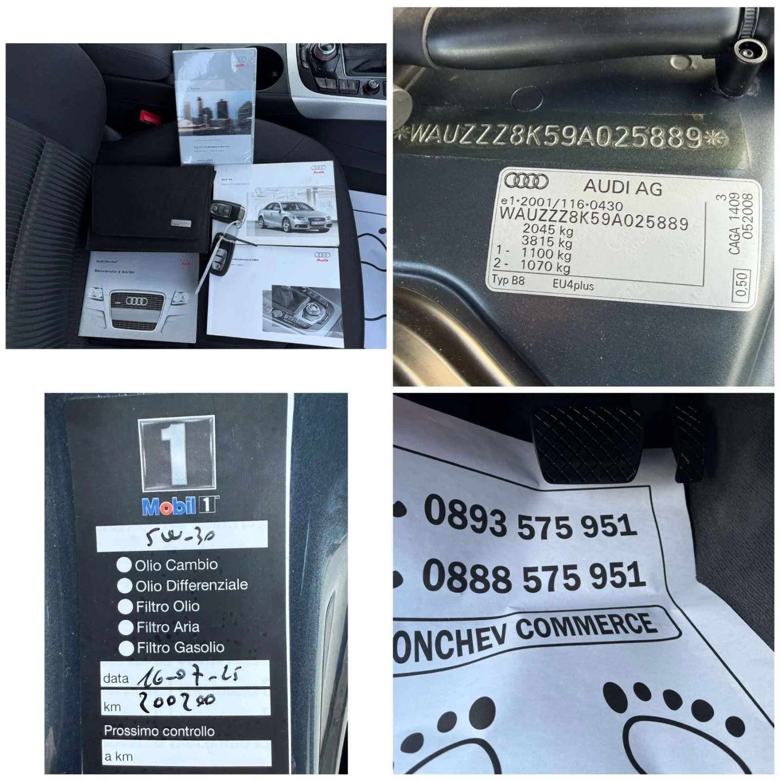 Audi A4 2.0-TDI-LED-NAVI-XENON-BI XENON-AUTOMAT-PARKTRONIK, снимка 16 - Автомобили и джипове - 53830378