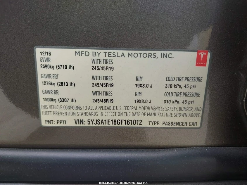 Tesla Model S 60/70/75/85, снимка 9 - Автомобили и джипове - 53959182