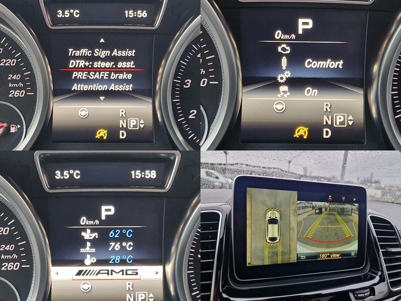 Mercedes-Benz GLE 450 AMG COUPE* SVAROVSKI* Black pac EDITION* DESIGNO* FULE, снимка 17 - Автомобили и джипове - 53420302